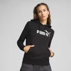 PUMA - Polera Deportiva Mujer Ess No. 1 Logo Hoodie Fl