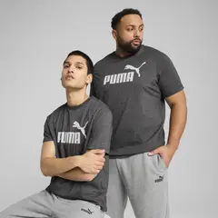 PUMA - Polo Deportivo Hombre Ess No. 1 Logo Heather Tee