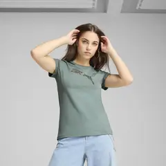 PUMA - Polo Deportivo Mujer Graphics Floral Logotee