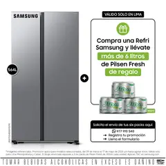 SAMSUNG - Refrigeradora 564L All Around Cooling Plata RS57DG4000M9