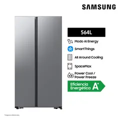 SAMSUNG - Refrigeradora 564L All Around Cooling Plata RS57DG4000M9