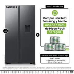 SAMSUNG - Refrigeradora 560L All Around Cooling Negra RS57DG4100B4