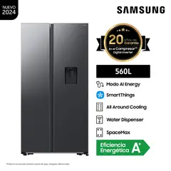 SAMSUNG - Refrigeradora 560L All Around Cooling Negra RS57DG4100B4