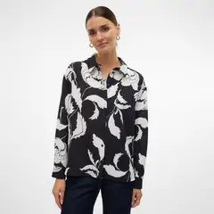 VERO MODA - Camisa Manga Casual Algodón Mujer