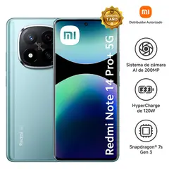 XIAOMI - Celular Redmi Note 14 Pro+ 5G 8GB 256GB