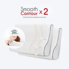 FORLI - Pack 2 Almohadas Smooth Contour