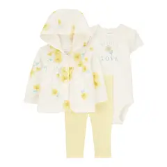 CARTER'S - Conjunto Bebé Niña 3 Piezas Algodón Carters