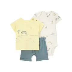CARTER'S - Conjunto 3 Piezas Bebé Niño Algodón Carters