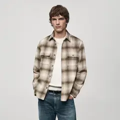 MANGO - Sobrecamisa Casual Hombre
