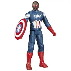 Figura De Acción Capitán América Brave New World Titan Hero Series