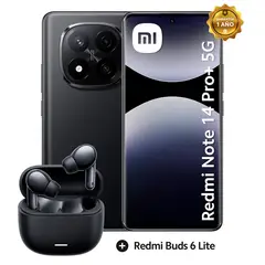 XIAOMI - Redminote14pro+5gblack+bud6lit