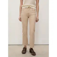 MANGO - Jean Flare Tiro Alto Mujer