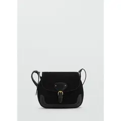 MANGO - Cartera Monatana 100% Cuero Mujer