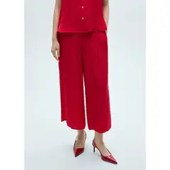 MANGO - Pantalón Palazzo Casual Mujer