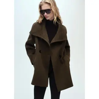 MANGO - Abrigo Casual Mujer