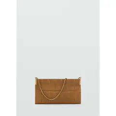 MANGO - Cartera Cocoa 100% Cuero Mujer Mujer