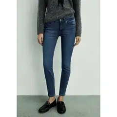 MANGO - Jean Skinny Tiro Alto Mujer