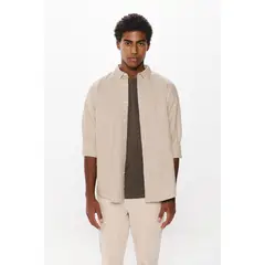 SPRINGFIELD - Camisa Manga Larga 100% Algodón Hombre
