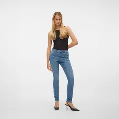 VERO MODA - Jean Skinny Tiro Alto Mujer