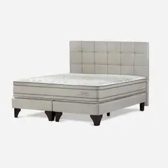 ROSEN - Dormitorio Europeo Tempo Plus Issey Niebla Queen