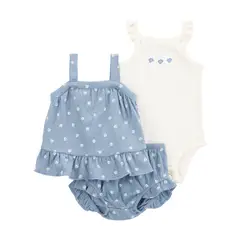 CARTER'S - Conjunto Bebé Niña 3 Piezas Carters