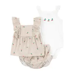CARTER'S - Conjunto Bebé Niña 3 Piezas Carters