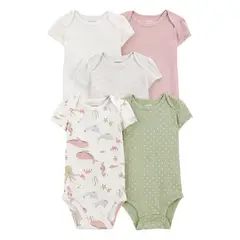 CARTER'S - Body Bebé Niña Pack X5 Carters
