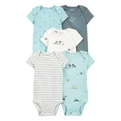 CARTER'S - Body Pack X5 Bebé Niño Carters