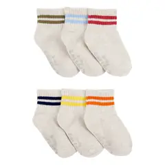 CARTER'S - Medias Bebé Niño Niña Pack X6 Algodón Carters