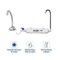 SOLE - Purificador En Linea Sobre Lav Premium