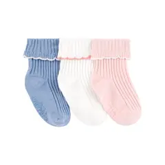 CARTER'S - Medias Bebé Unisex Pack X3 Algodón Carters