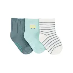 CARTER'S - Medias Bebé Unisex Pack X3 Algodón Carters