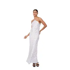 FINDING MAGNOLIA - Vestido Largo 100% Seda Mujer