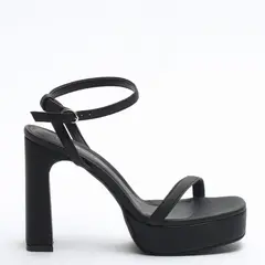 MOSSIMO - Sandalia Negro Mujer X Luana Barron