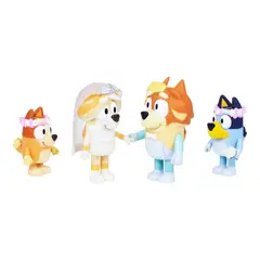 BLUEY - Figuras Boda Pack X4