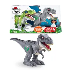 ROBO ALIVE - Robot Dinosaurio T-rex Con Luces Y Sonido Asst
