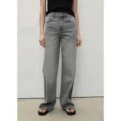 MANGO - Jean Wide 100% Algodón Mujer