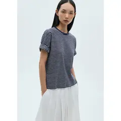 MANGO - Polo Manga Corta 100% Algodón Mujer