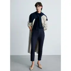 MANGO - Pantalón Straight Casual Mujer