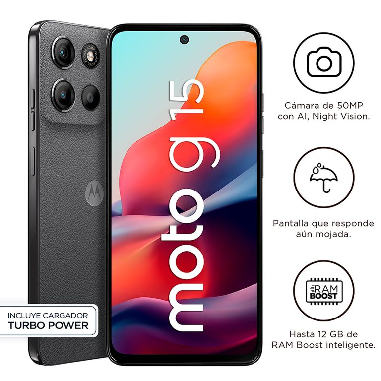 Celular Moto G15 4+256GB
