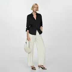 MANGO - Blusa Manga Larga Mujer