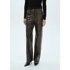 MANGO - Pantalón Straight Casual Mujer