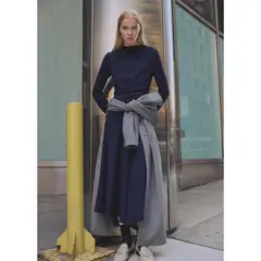 MANGO - Vestido Largo Casual Mujer