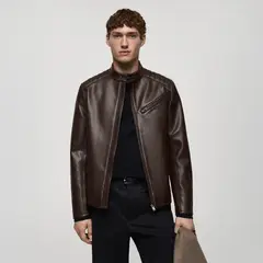 MANGO - Casaca Biker Hombre