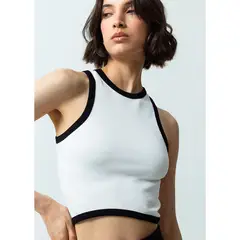 NAF NAF - Polo Sin Mangas Casual Mujer