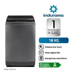 Lavadora 18kg Negra Lri-18dtn