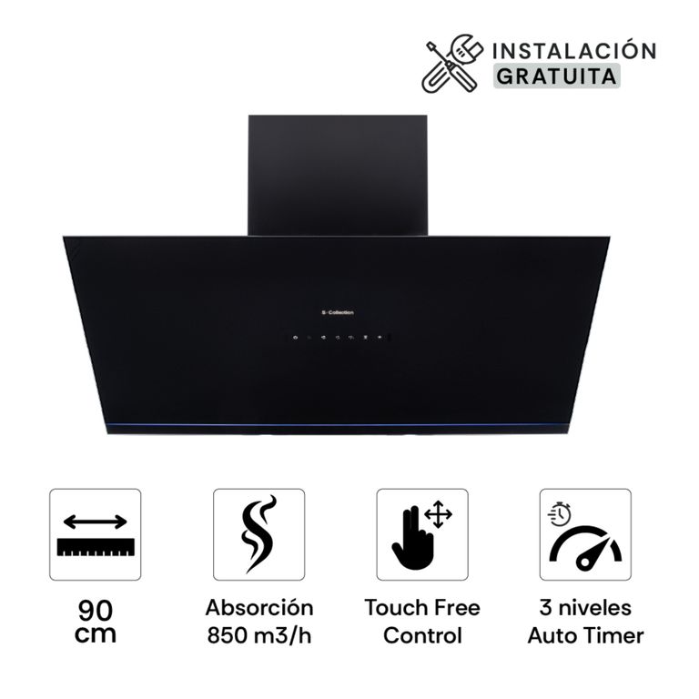 Campana Sc Pureblack Smart Connected 90
