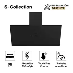 SOLE - Campana Sc Pureblack Smart Connected 90