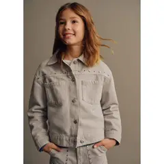 MANGO KIDS - Casaca Niña Algodón