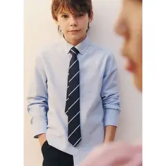 MANGO KIDS - Camisa Niño Manga Larga Algodón